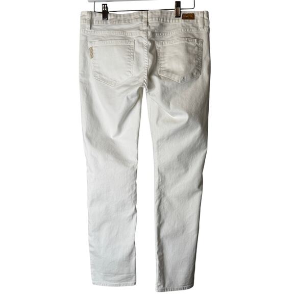 Paige Roxbury Crop White Jeans Size 30 - Picture 4 of 7